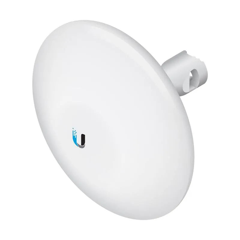 Point-to-point wireless bridge for a building-to-building network link
