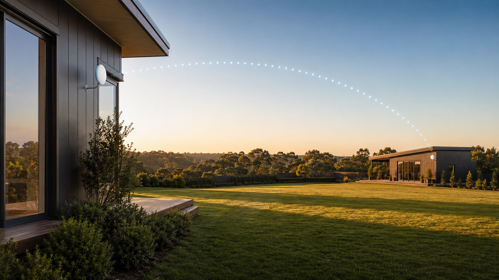 Building-to-building WiFi bridge link between two buildings, Perth