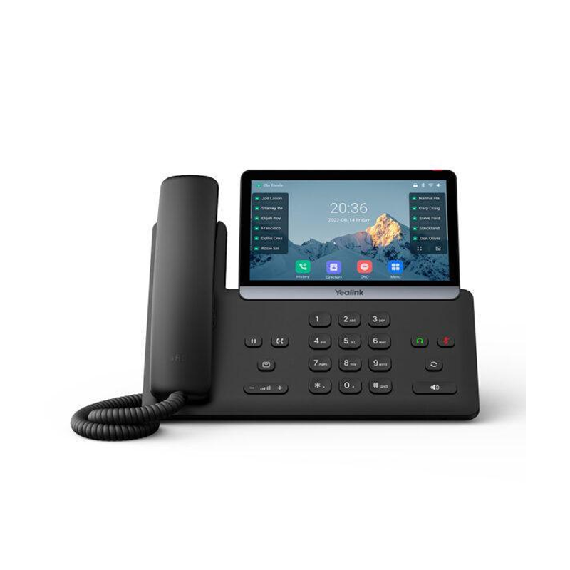 Yealink (SIP-T77U) IP Phone, 7" Touchscreen, 16 SIP Accounts, DUAL USB, HD Voice, POE, LIN
