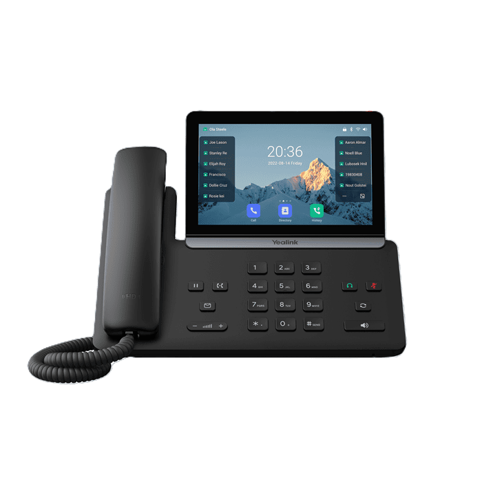 Yealink (SIP-T88W) IP Phone, 7" Touchscreen, Android 13, HD Voice, Bluetooth 5.0, Wi-fi 6